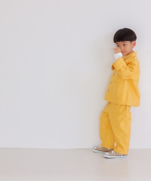 LOWRYS FARM（ローリーズファーム）の「ＳｔａｎＲａｙカバーオール　219789（ミリタリージャケット・キッズ・ブラック/マスタード・110cm/120cm/130cm）」の9枚目の写真