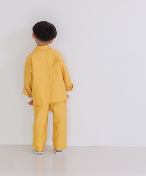 LOWRYS FARM（ローリーズファーム）の「ＳｔａｎＲａｙカバーオール　219789（ミリタリージャケット・キッズ・ブラック/マスタード・110cm/120cm/130cm）」の6枚目の写真