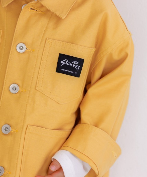 LOWRYS FARM（ローリーズファーム）の「ＳｔａｎＲａｙカバーオール　219789（ミリタリージャケット・キッズ・ブラック/マスタード・110cm/120cm/130cm）」の13枚目の写真