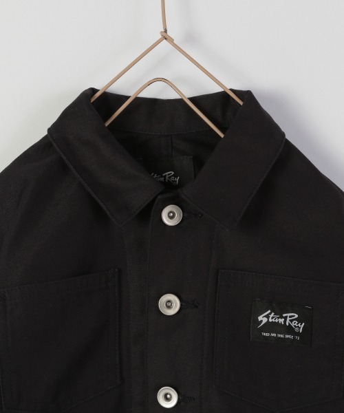 LOWRYS FARM（ローリーズファーム）の「ＳｔａｎＲａｙカバーオール　219789（ミリタリージャケット・キッズ・ブラック/マスタード・110cm/120cm/130cm）」の10枚目の写真