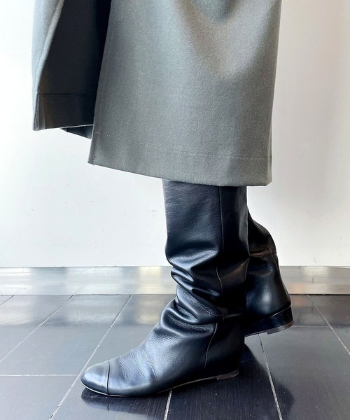 pelleterno（ペレテルノ）の「【Pelleterno】ロングナナメブーツ（ブーツ・レディース・ブラック・37/38）」の7枚目の写真