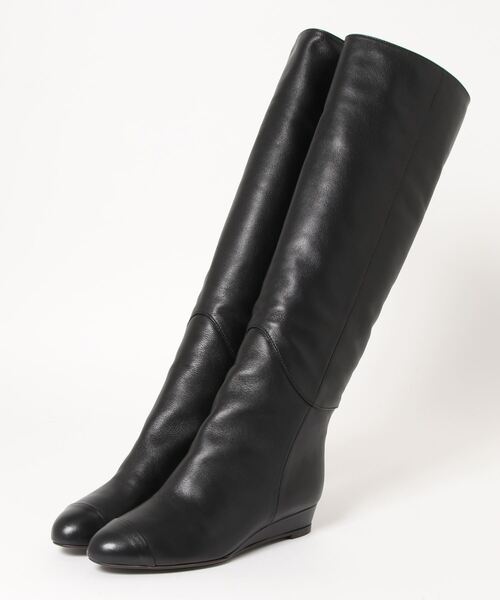 pelleterno（ペレテルノ）の「【Pelleterno】ロングナナメブーツ（ブーツ・レディース・ブラック・37/38）」の4枚目の写真