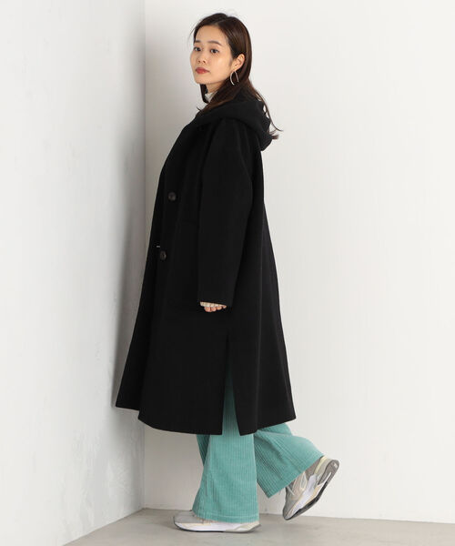 fredy emue（フレディエミュ）の「Le Tinte フーディコート（その他アウター・レディース・ブラック/ベージュ/グレイッシュベージュ・38/36）」の10枚目の写真