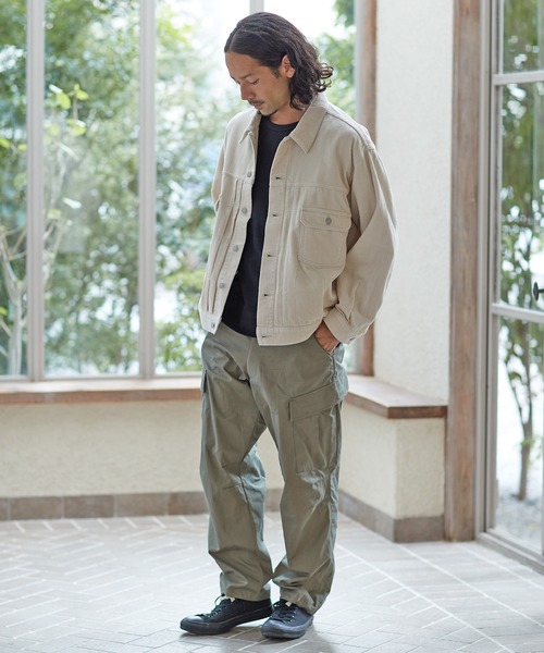 CAMBIO(カンビオ)の「mj8257-8wコーデュロイビッグシルエットGジャン(その他アウター・メンズ・オフホワイト/ブラック/ブラウン・L/M/S)」の13枚目の写真