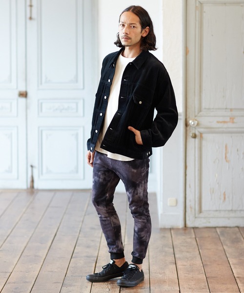 CAMBIO(カンビオ)の「mj8257-8wコーデュロイビッグシルエットGジャン(その他アウター・メンズ・オフホワイト/ブラック/ブラウン・L/M/S)」の20枚目の写真