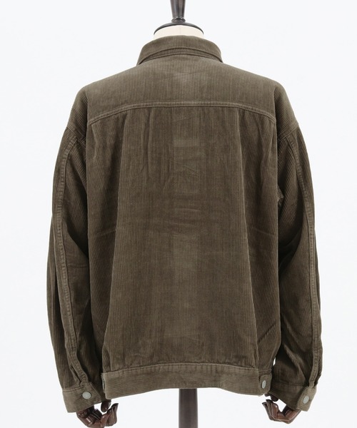 CAMBIO(カンビオ)の「mj8257-8wコーデュロイビッグシルエットGジャン(その他アウター・メンズ・オフホワイト/ブラック/ブラウン・L/M/S)」の22枚目の写真