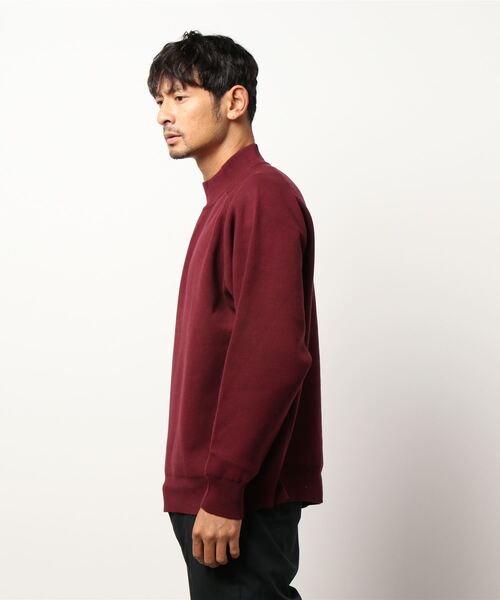 Lui's（ルイス）の「ウォッシャブル接結編みニット（ニット/セーター・メンズ・グリーン/ホワイト/ブラック/ボルドー・SMALL/MEDIUM）」の6枚目の写真