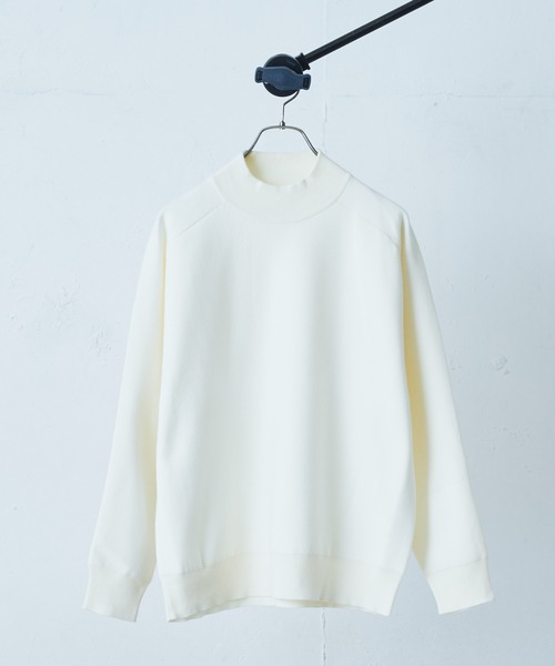 Lui's（ルイス）の「ウォッシャブル接結編みニット（ニット/セーター・メンズ・グリーン/ホワイト/ブラック/ボルドー・SMALL/MEDIUM）」の2枚目の写真