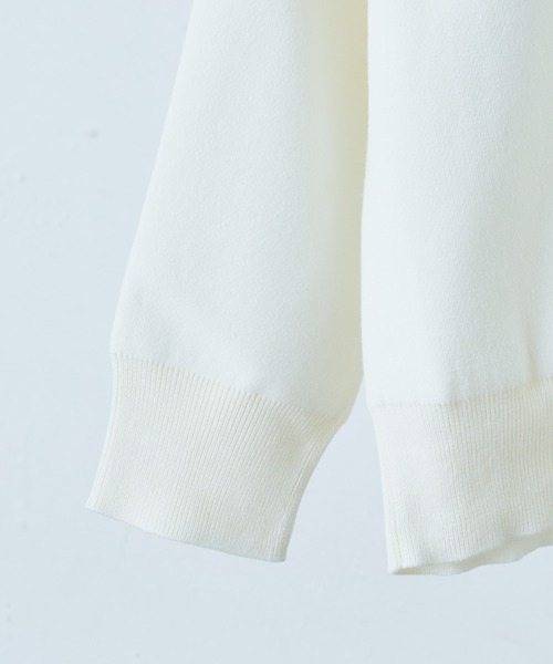 Lui's（ルイス）の「ウォッシャブル接結編みニット（ニット/セーター・メンズ・グリーン/ホワイト/ブラック/ボルドー・SMALL/MEDIUM）」の12枚目の写真