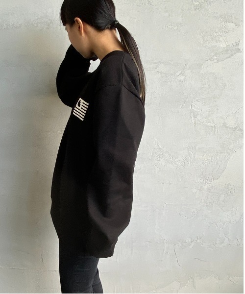Carhartt WIP（カーハートダブリューアイピー）の「[carhartt WIP/カーハートダブリューアイピー] FADE STATE ロゴクルーネックスウェット（スウェット・レディース・ライトグレー/ブラック/ネイビー・M/L）」の19枚目の写真