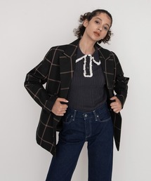 ABNER BLAZER BONNIE PLAID CAVIAR