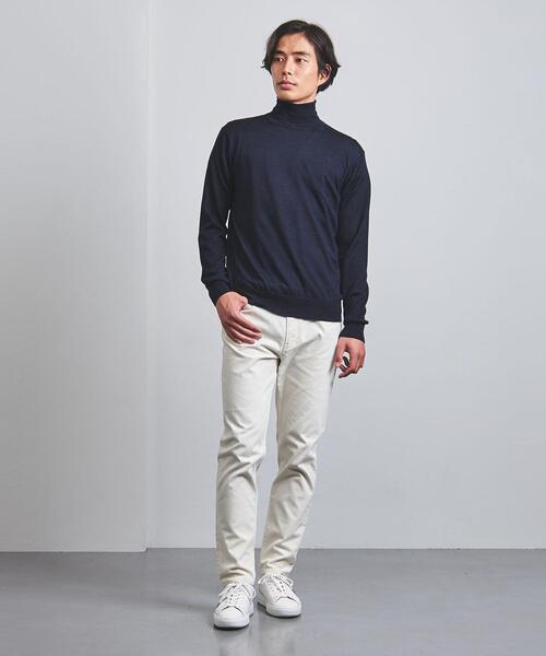 UNITED ARROWS（ユナイテッドアローズ）の「＜UNITED ARROWS＞ ハイゲージ タートルネック ニット（ニット/セーター・メンズ・ブラック/ネイビー/オフホワイト/ダークグレー・S/M/L/XL）」の6枚目の写真