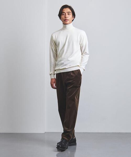 UNITED ARROWS（ユナイテッドアローズ）の「＜UNITED ARROWS＞ ハイゲージ タートルネック ニット（ニット/セーター・メンズ・ブラック/ネイビー/オフホワイト/ダークグレー・S/M/L/XL）」の11枚目の写真