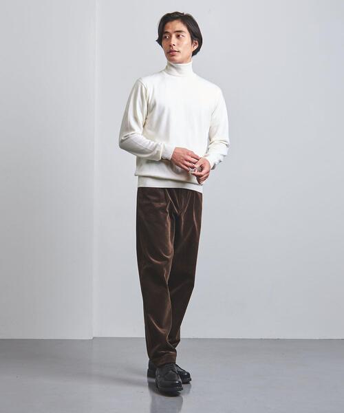 UNITED ARROWS（ユナイテッドアローズ）の「＜UNITED ARROWS＞ ハイゲージ タートルネック ニット（ニット/セーター・メンズ・ブラック/ネイビー/オフホワイト/ダークグレー・S/M/L/XL）」の12枚目の写真