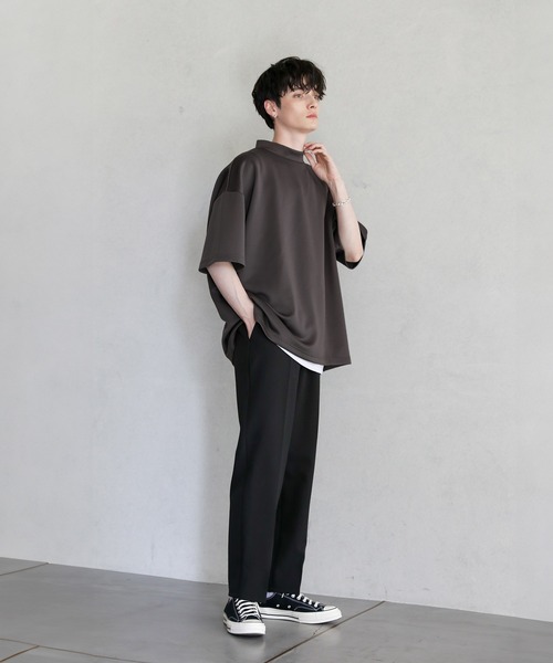 ASTRONOMY（アストロノミー）の「マルチカラーセンタープレスストレートカラーパンツ　スラックス（スラックス・メンズ・グレー系/ブラック/イエロー/グリーン/チャコール/レッド/パープル/テラコッタ/ブルー/ネイビー・XL/M/L/S）」の17枚目の写真