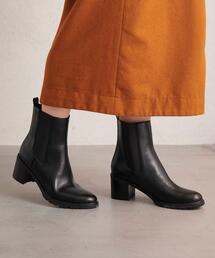 green label relaxing | サイドゴア ショートブーツ(6cmヒール)-撥水-(ブーツ)
