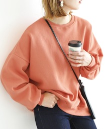 reca | 裏起毛ボリュームスリーブシンプルスウェット(スウェット)