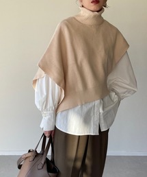 y/m by misato | アシンメトリータートルベスト(ニット/セーター)