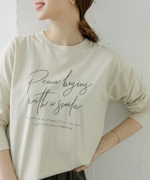 URBAN RESEARCH DOORS | PEACE BEGINGプリントTシャツ(Tシャツ/カットソー)