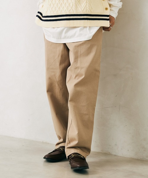 JOURNAL STANDARD relume（ジャーナルスタンダード　レリューム）の「CALIFORNIA シェフパンツ（チノパンツ・メンズ・ブラック/ベージュ/ブルー/グリーン/ナチュラル・SMALL/MEDIUM/LARGE/X-LARGE）」の21枚目の写真