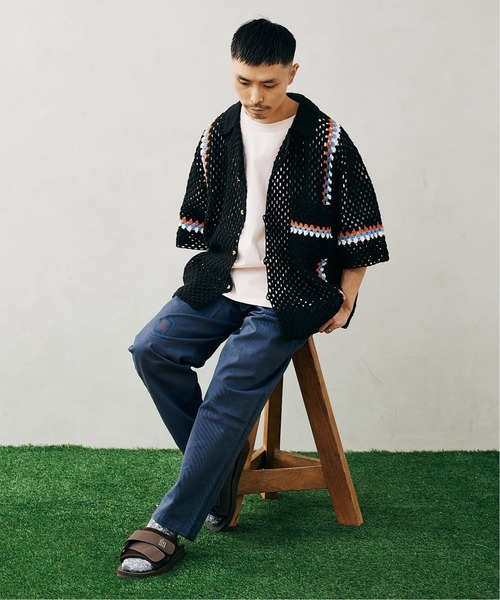 JOURNAL STANDARD relume（ジャーナルスタンダード　レリューム）の「CALIFORNIA シェフパンツ（チノパンツ・メンズ・ブラック/ベージュ/ブルー/グリーン/ナチュラル・SMALL/MEDIUM/LARGE/X-LARGE）」の9枚目の写真