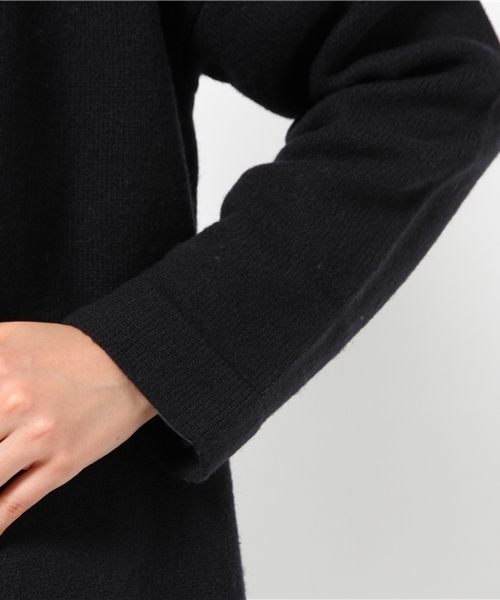 SHIPS for women(シップスフォーウィメン)の「★★liflattie ships:オープン ロング カーディガン(カーディガン/ボレロ・レディース・シルバーグレー/ネイビー・ONE SIZE)」の7枚目の写真