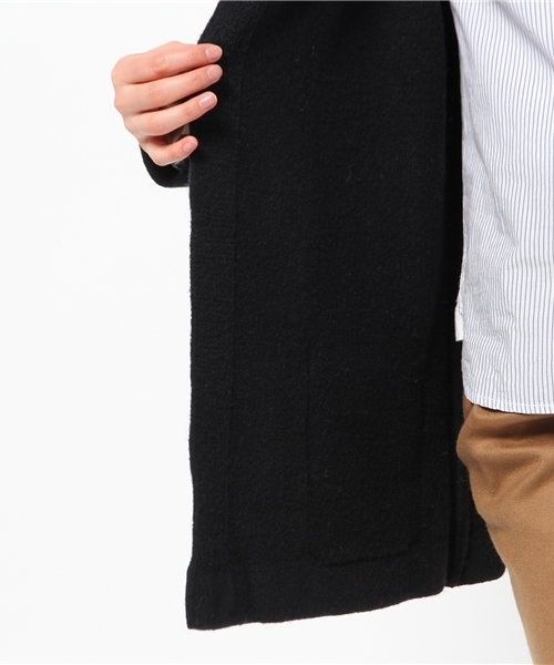 SHIPS for women(シップスフォーウィメン)の「★★liflattie ships:オープン ロング カーディガン(カーディガン/ボレロ・レディース・シルバーグレー/ネイビー・ONE SIZE)」の9枚目の写真