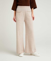 SISLEY | ウールニットワイドパンツ(その他パンツ)