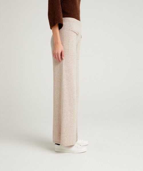 SISLEY（シスレー）の「ウールニットワイドパンツ（その他パンツ・レディース・ライトベージュ/ダークグレー/ブラック・LARGE/SMALL/MEDIUM）」の11枚目の写真