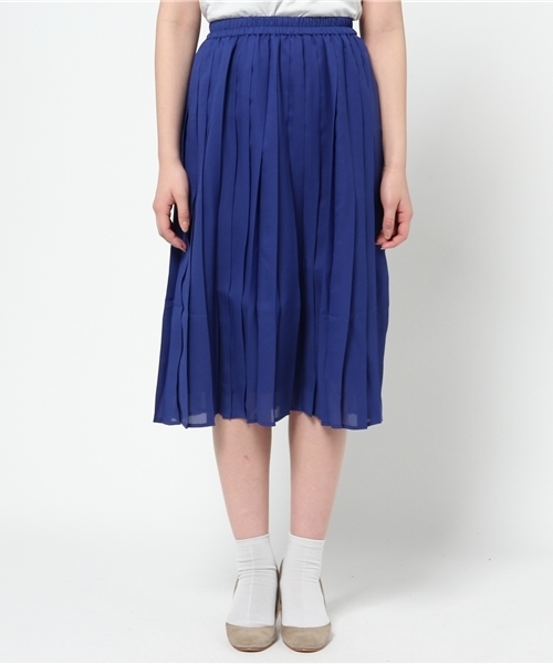 WEGO（ウィゴー）の「WEGO/ミドルプリーツスカート（スカート・レディース・オフホワイト/ブラック/ブルー/レッド・FREE）」の8枚目の写真