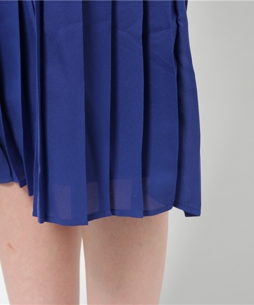 WEGO（ウィゴー）の「WEGO/ミドルプリーツスカート（スカート・レディース・オフホワイト/ブラック/ブルー/レッド・FREE）」の5枚目の写真