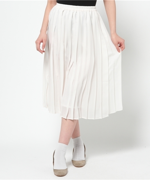 WEGO（ウィゴー）の「WEGO/ミドルプリーツスカート（スカート・レディース・オフホワイト/ブラック/ブルー/レッド・FREE）」の15枚目の写真