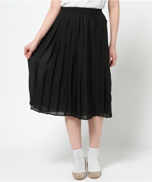 WEGO（ウィゴー）の「WEGO/ミドルプリーツスカート（スカート・レディース・オフホワイト/ブラック/ブルー/レッド・FREE）」の16枚目の写真