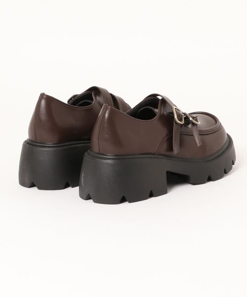 aimoha（アイモハ）の「厚底レトロローファー（ローファー・レディース・ブラウン/ブラック・22.5cm/24.0cm/24.5cm/23.5cm/23.0cm）」の3枚目の写真