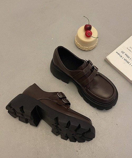 aimoha（アイモハ）の「厚底レトロローファー（ローファー・レディース・ブラウン/ブラック・22.5cm/24.0cm/24.5cm/23.5cm/23.0cm）」の22枚目の写真