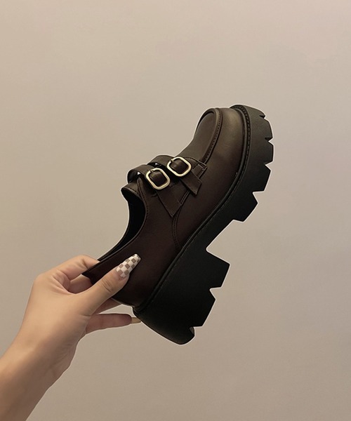 aimoha（アイモハ）の「厚底レトロローファー（ローファー・レディース・ブラウン/ブラック・22.5cm/24.0cm/24.5cm/23.5cm/23.0cm）」の21枚目の写真