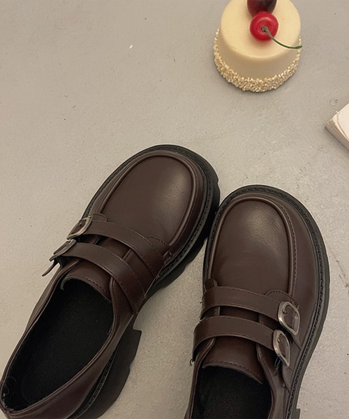 aimoha（アイモハ）の「厚底レトロローファー（ローファー・レディース・ブラウン/ブラック・22.5cm/24.0cm/24.5cm/23.5cm/23.0cm）」の20枚目の写真