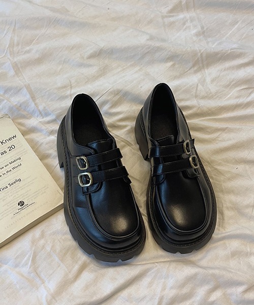 aimoha（アイモハ）の「厚底レトロローファー（ローファー・レディース・ブラウン/ブラック・22.5cm/24.0cm/24.5cm/23.5cm/23.0cm）」の18枚目の写真