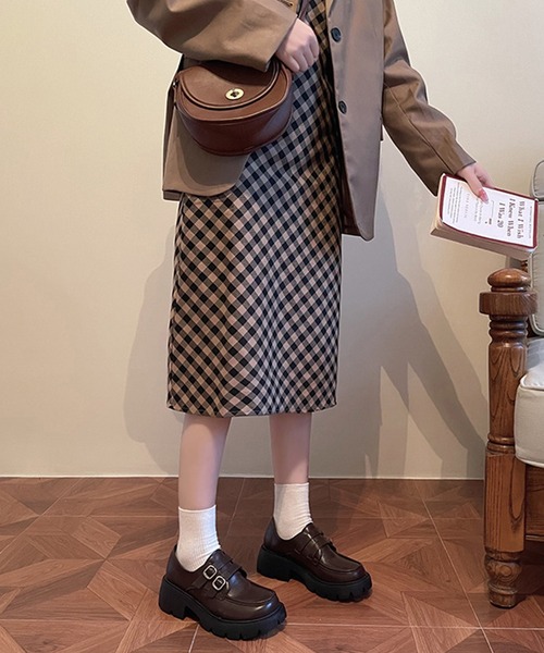 aimoha（アイモハ）の「厚底レトロローファー（ローファー・レディース・ブラウン/ブラック・22.5cm/24.0cm/24.5cm/23.5cm/23.0cm）」の13枚目の写真