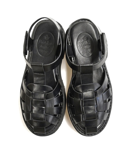 NOFALL（ノーフォール）の「厚底トラックソールグルカサンダル（サンダル・レディース・ホワイト/ブラック・M/LL/3L/S/L）」の8枚目の写真