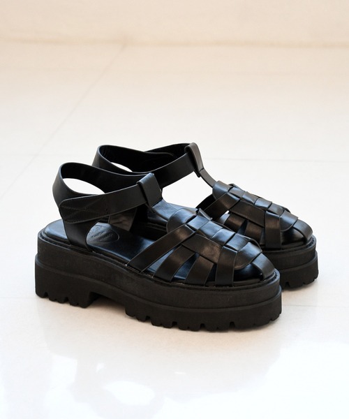 NOFALL（ノーフォール）の「厚底トラックソールグルカサンダル（サンダル・レディース・ホワイト/ブラック・M/LL/3L/S/L）」の17枚目の写真