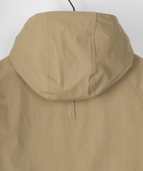 POWER TO THE PEOPLE（パワートゥーザピープル）の「【POWER TO THE PEOPLE/パワー トゥザ ピープル】切替え ナイロン ストレッチパーカー/ナイロンジャケット/【撥水】【防汚】【速乾】【軽量】（ナイロンジャケット・メンズ・ブラック/ベージュ/カーキ・M/L/XL）」の11枚目の写真