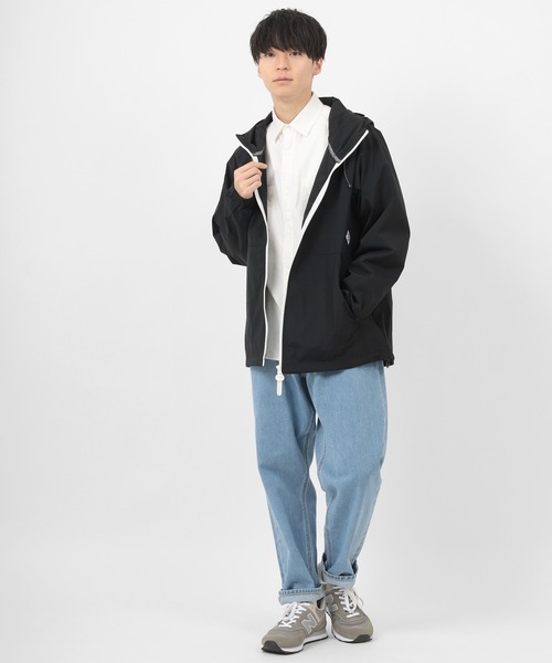 POWER TO THE PEOPLE（パワートゥーザピープル）の「【POWER TO THE PEOPLE/パワー トゥザ ピープル】切替え ナイロン ストレッチパーカー/ナイロンジャケット/【撥水】【防汚】【速乾】【軽量】（ナイロンジャケット・メンズ・ブラック/ベージュ/カーキ・M/L/XL）」の20枚目の写真