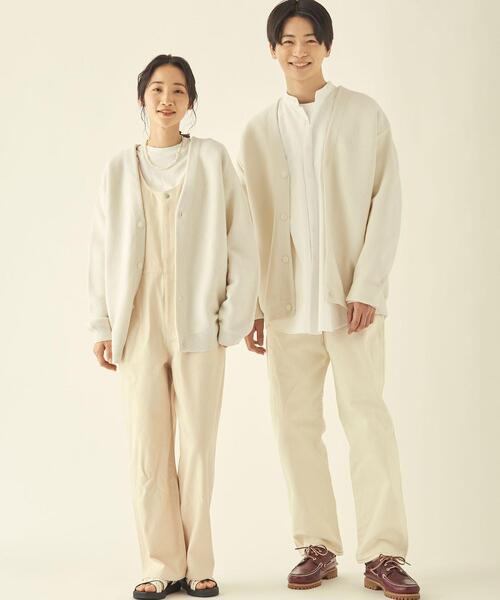 info. BEAUTY&YOUTH（インフォビューティアンドユース）の「【WEB限定】＜info. BEAUTY&YOUTH＞ 12GG オーバーサイズ カーディガン（カーディガン/ボレロ・メンズ・オフホワイト/ロイヤルブルー/その他1/ライム・S/M/L）」の6枚目の写真