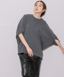 ミニフレンチテリーディフォームスリーブトップス