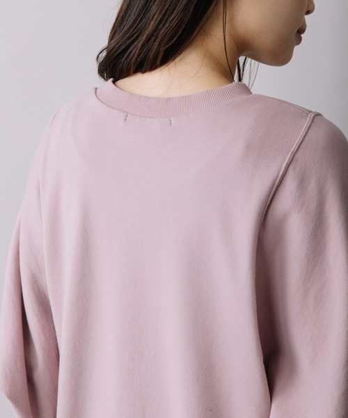 Munich（ミューニック）の「ミニフレンチテリーディフォームスリーブトップス（Tシャツ/カットソー・レディース・ベージュ/ピンク/ダークグレー・FREE）」の18枚目の写真