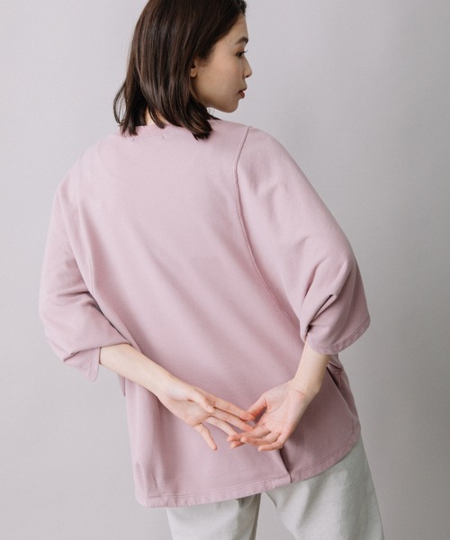 Munich（ミューニック）の「ミニフレンチテリーディフォームスリーブトップス（Tシャツ/カットソー・レディース・ベージュ/ピンク/ダークグレー・FREE）」の15枚目の写真