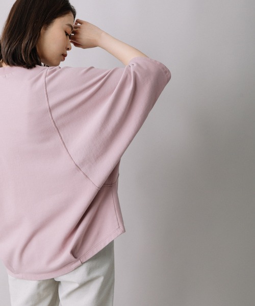 Munich（ミューニック）の「ミニフレンチテリーディフォームスリーブトップス（Tシャツ/カットソー・レディース・ベージュ/ピンク/ダークグレー・FREE）」の21枚目の写真