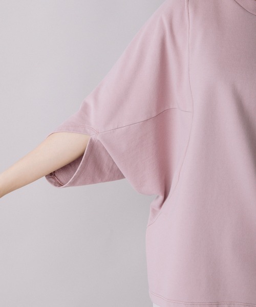 Munich（ミューニック）の「ミニフレンチテリーディフォームスリーブトップス（Tシャツ/カットソー・レディース・ベージュ/ピンク/ダークグレー・FREE）」の19枚目の写真