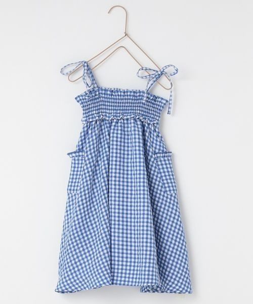 LOWRYS FARM（ローリーズファーム）の「ギンガムギャザースカート　264210（スカート・キッズ・ブラック/ピンク/ブルー・110cm/120cm/130cm/140cm/150cm）」の20枚目の写真